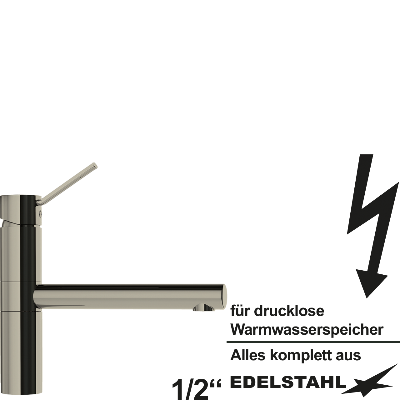 evox Spültischbatterie 1/2" ND