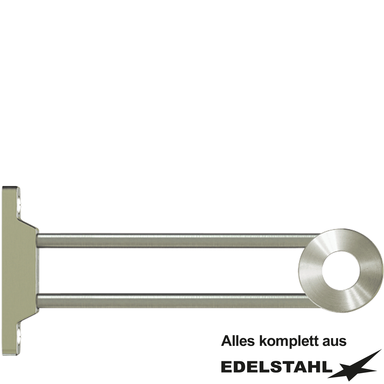 Standrohrhalter Ø20,5 mm - Doppelstange