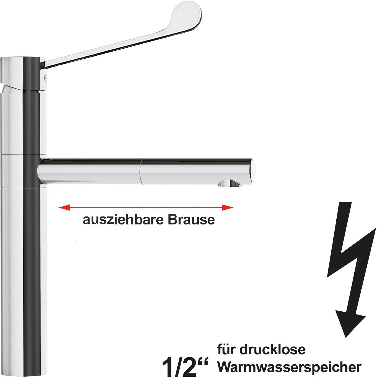xara Spültischbatterie 1/2" ND