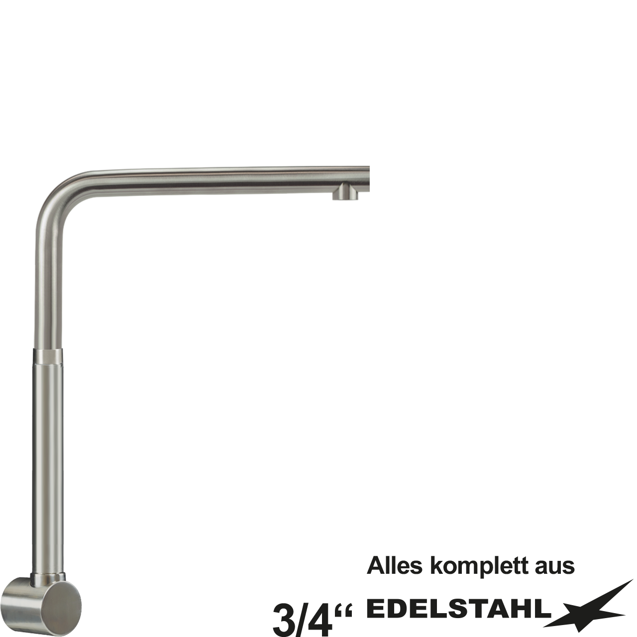 pro Wand-Rohrauslauf oben 3/4"