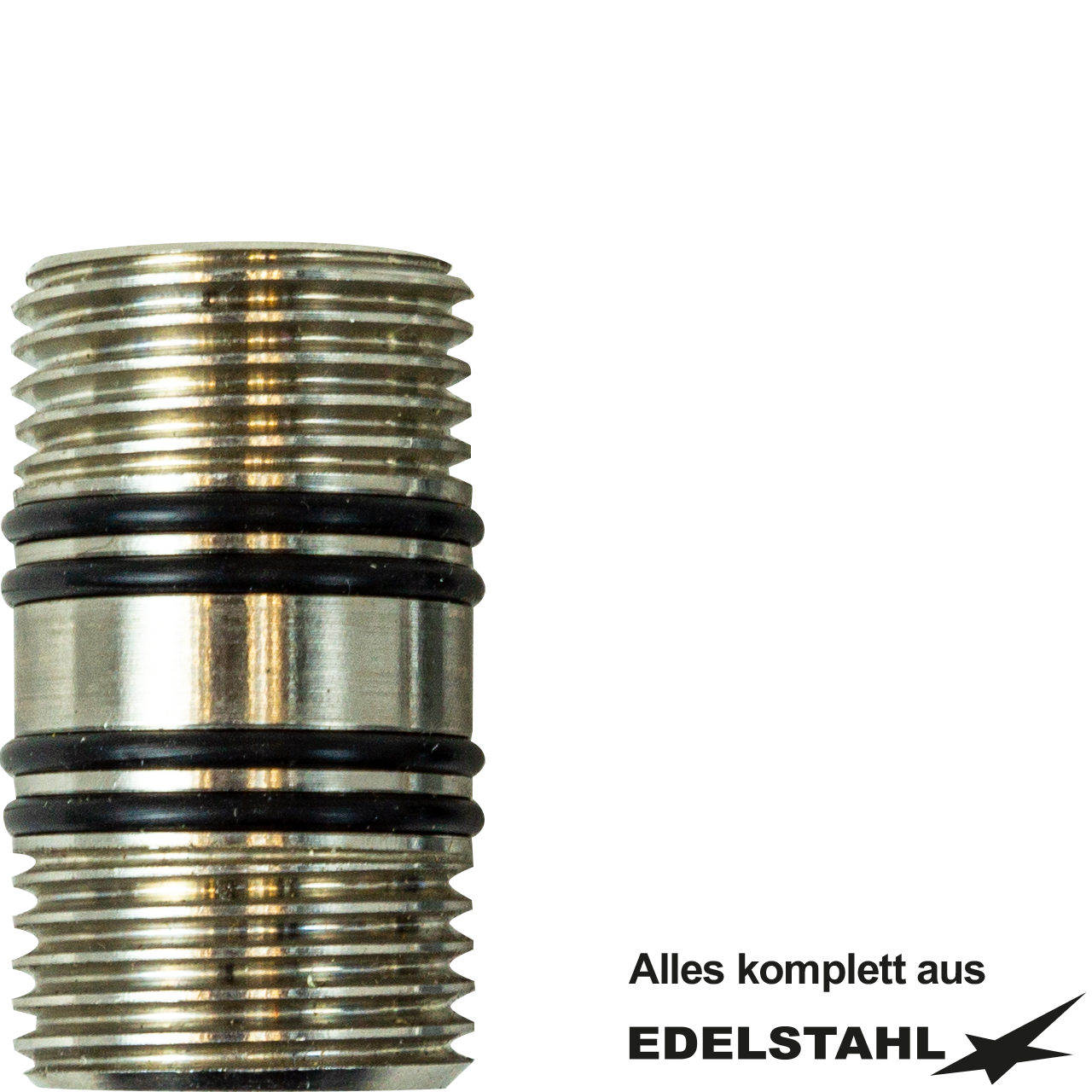 Adapter Ø20,5 L28 V2A 1/2"x1/2" AG