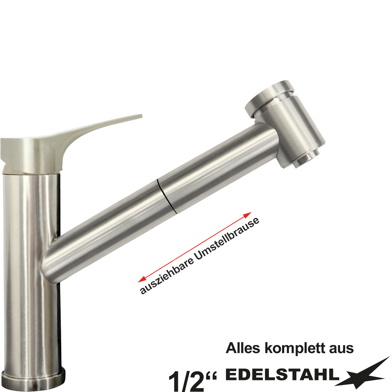 exip Spültischbatterie 1/2"