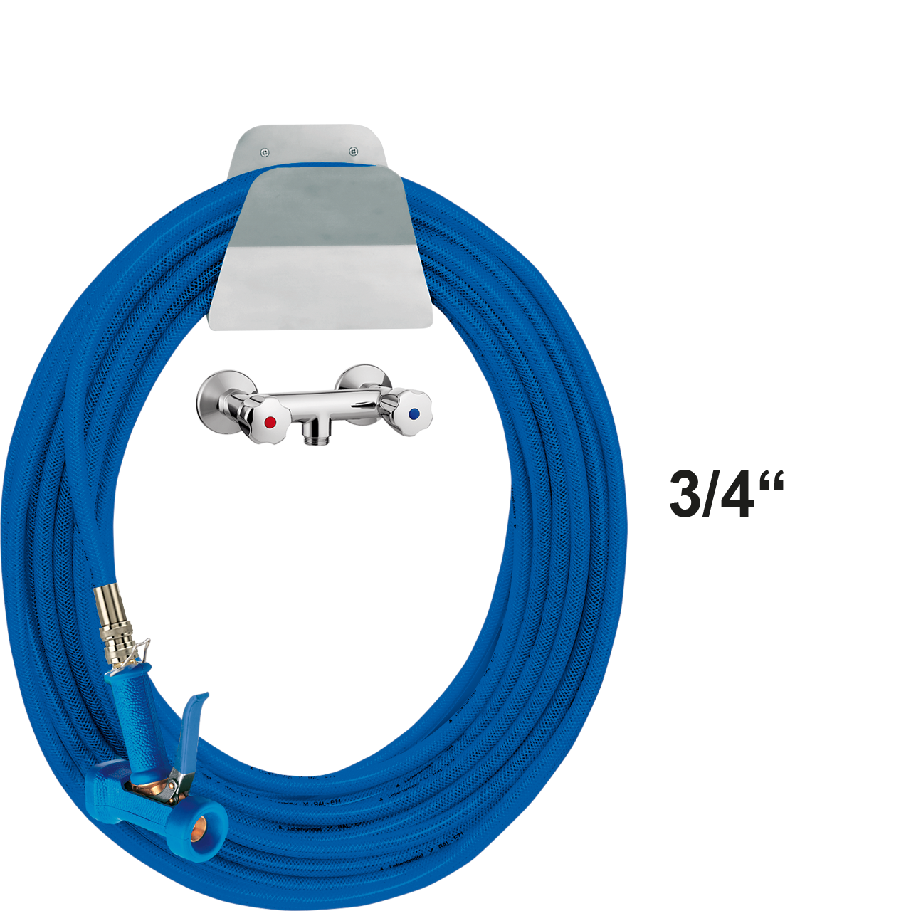 powerSet Reinigungs-Set 3/4" Edelstahl