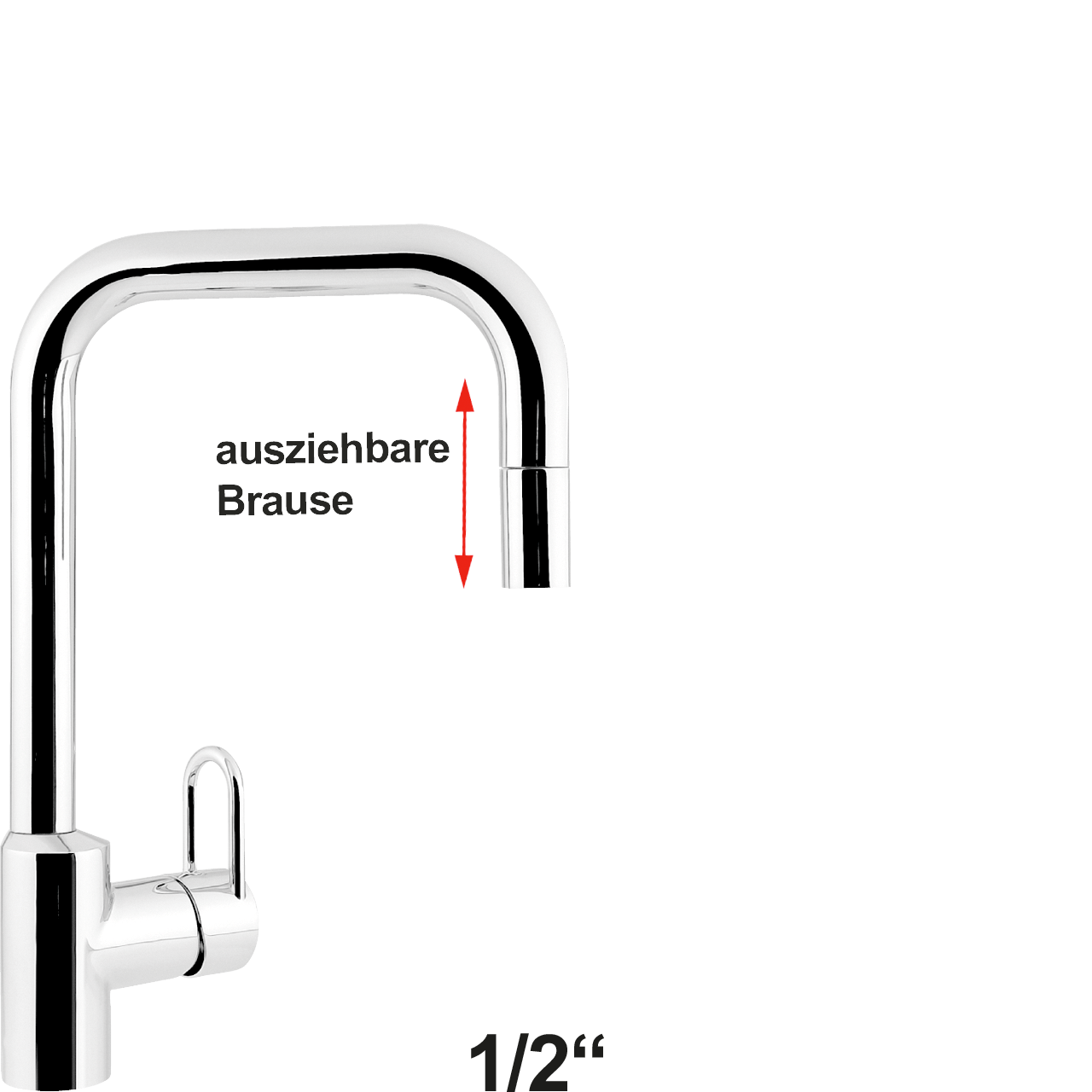 noah Spültischbatterie 1/2"