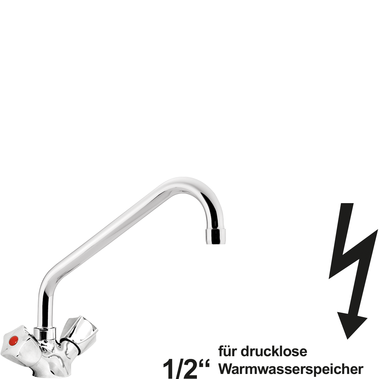 vanio Spültischbatterie 1/2" ND