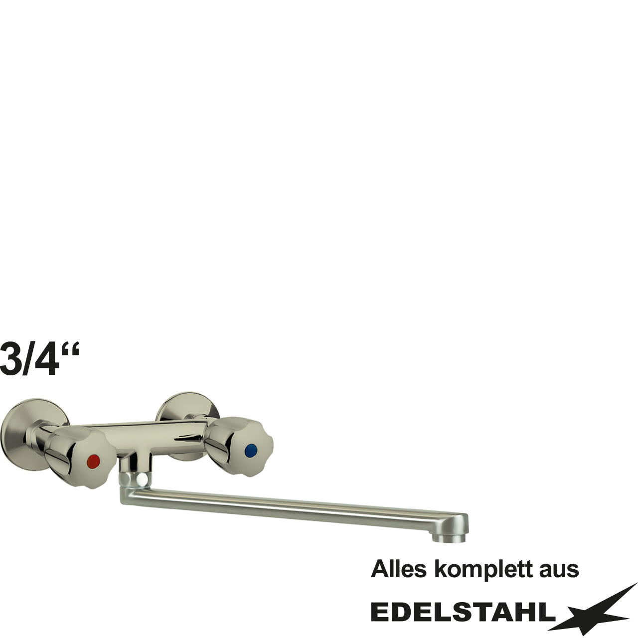 classic Wandbatterie 3/4"