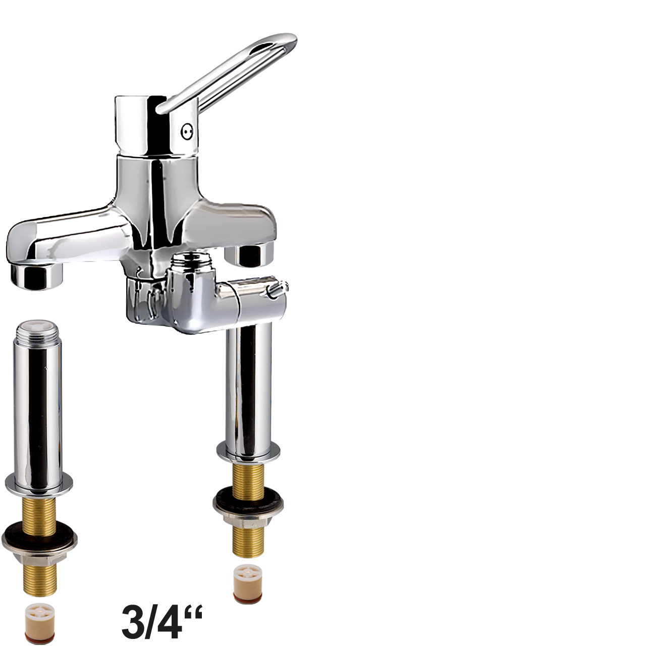 topSet Standbatterie für Brauseschlauch 3/4"
