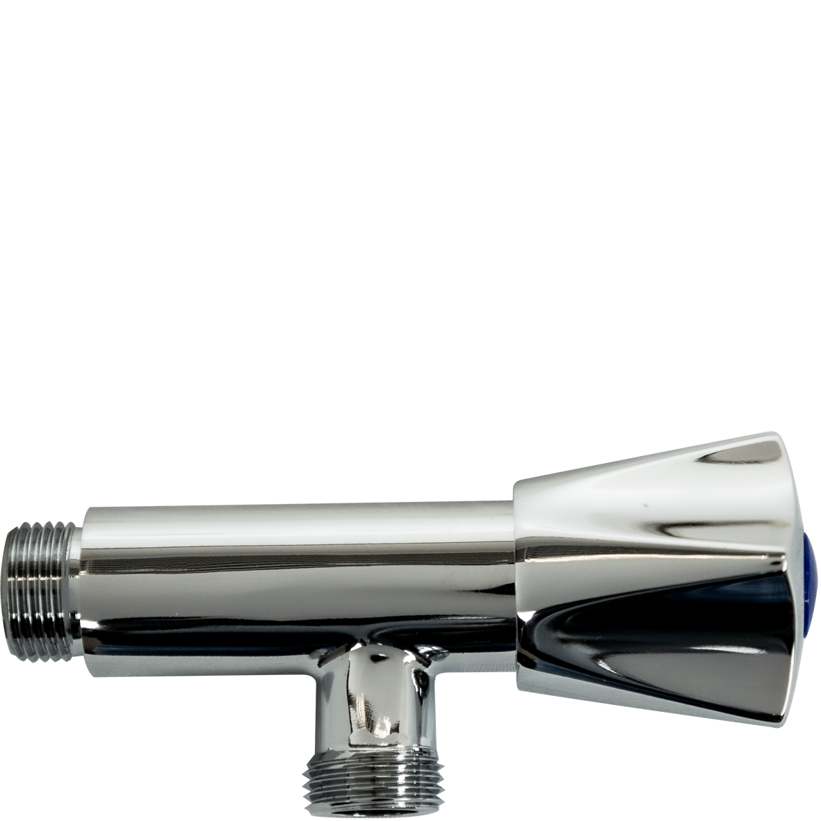 Unterspülventil einzeln komplett mit Oberteil und Griff