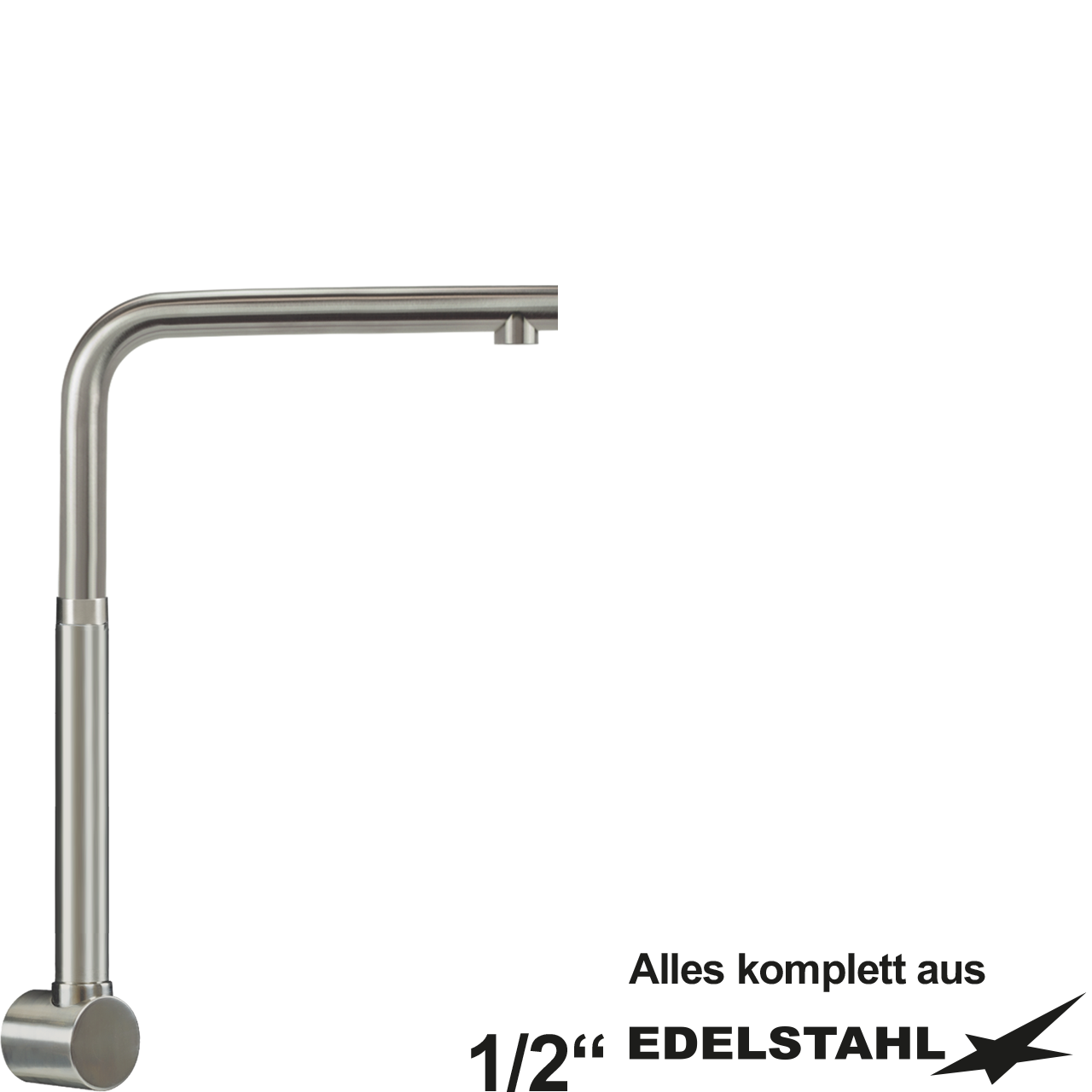 pro Wand-Rohrauslauf oben 1/2"