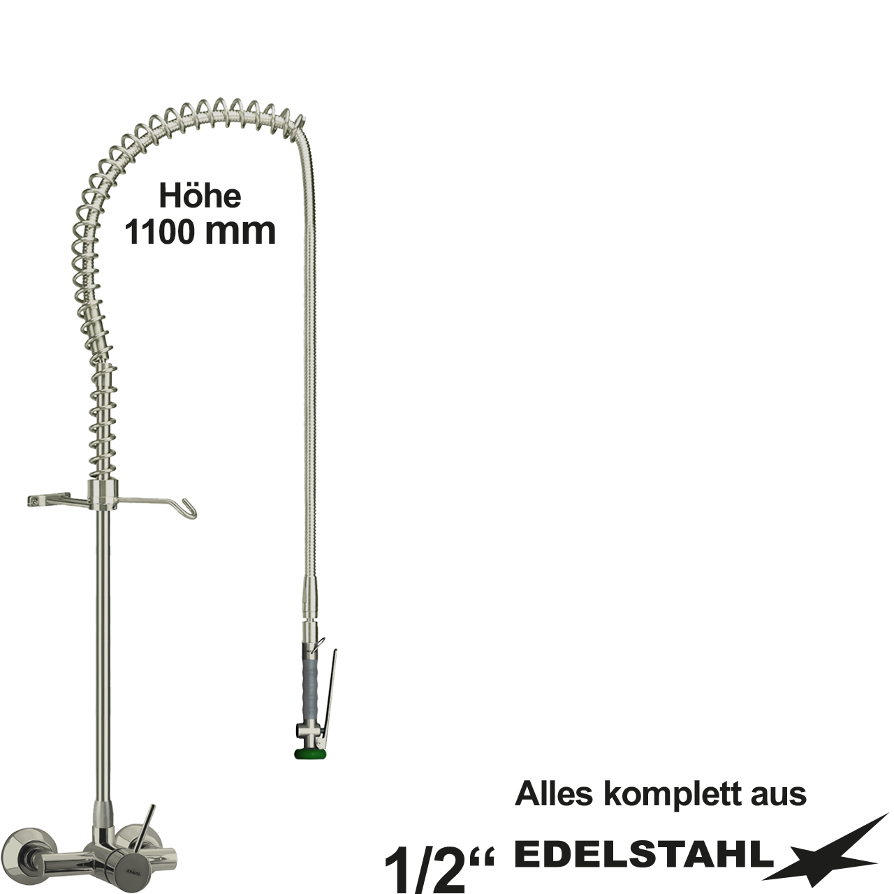 Becker Instrumentenbrause 1100mm 1/2"