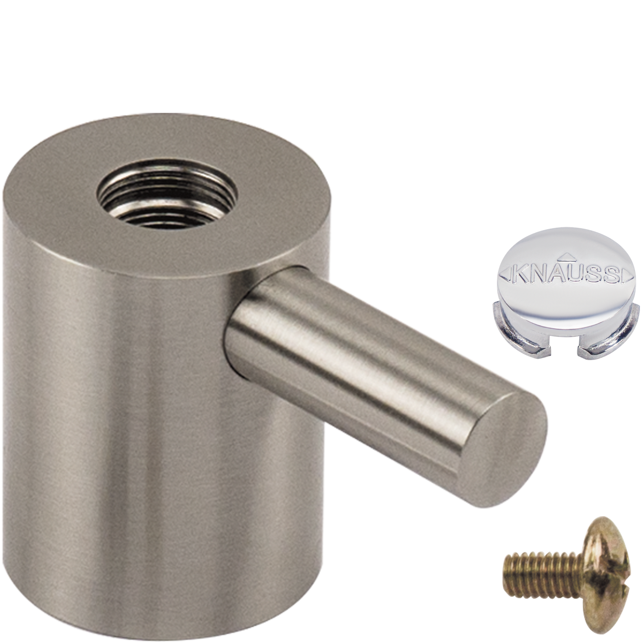 Zuschalthebel mit Schraube Edelstahl