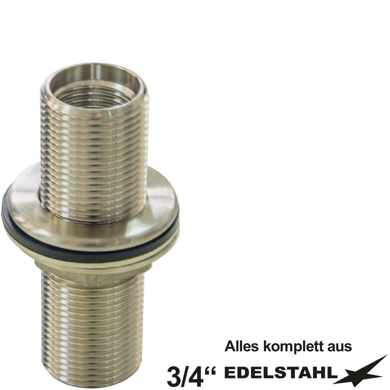 Stutzen-Adapter-Set 3/4" AG x1/2" IG V2A