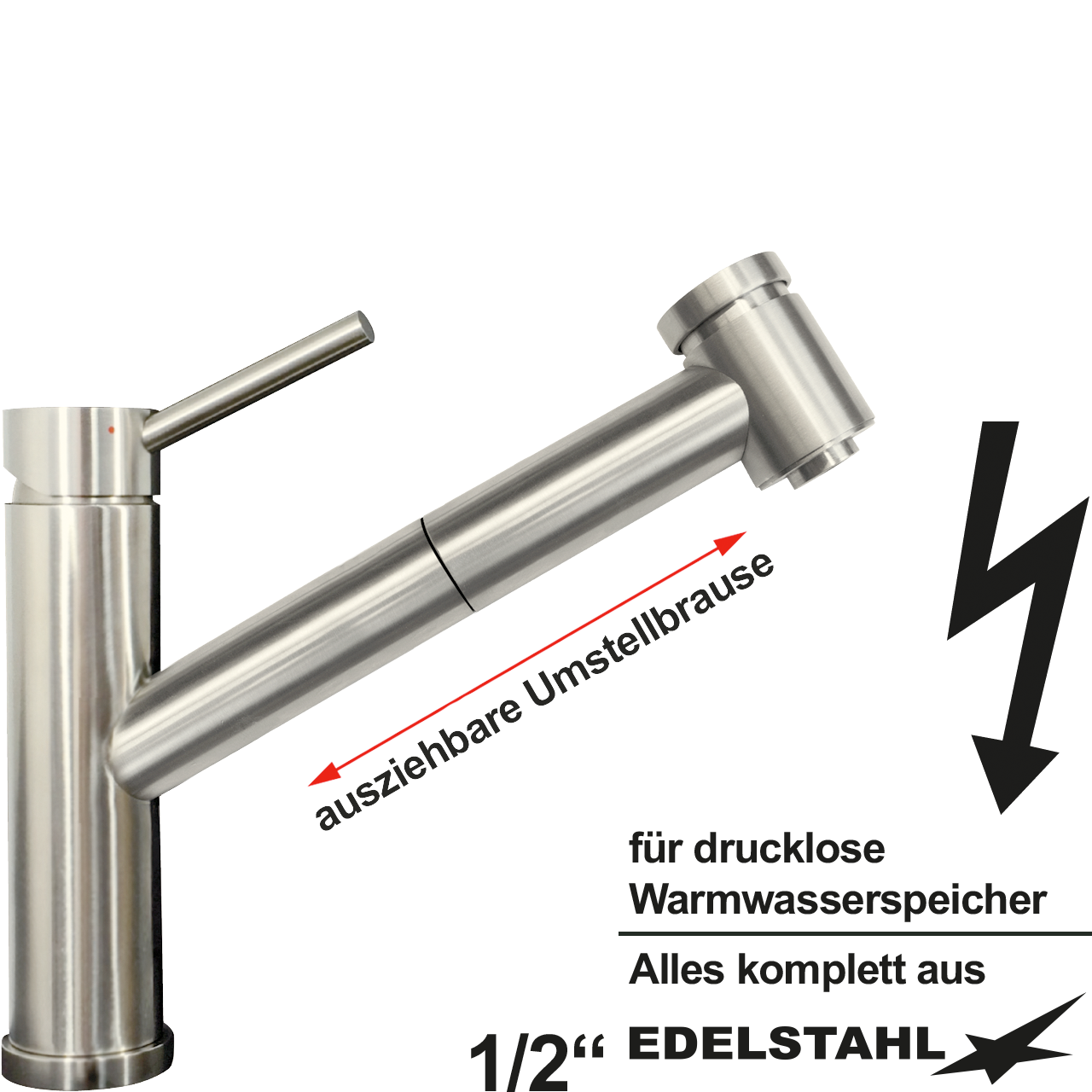 elix Spültischbatterie 1/2" ND