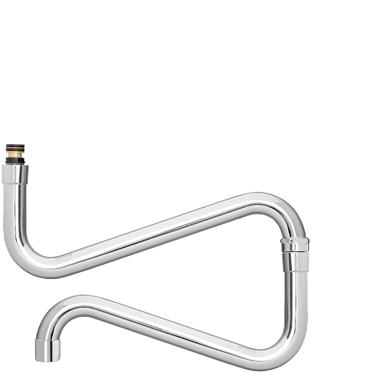 Doppelgelenk-Schwenkauslauf 360° Ø25 mm gesteckt