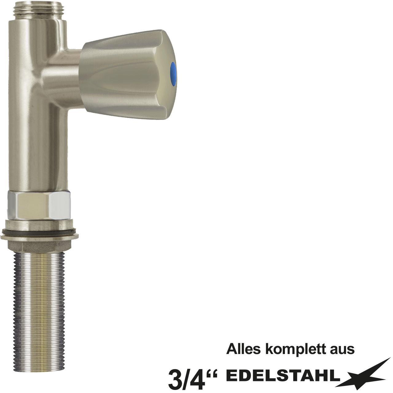 clarix Standventil-Körper V2A 3/4"