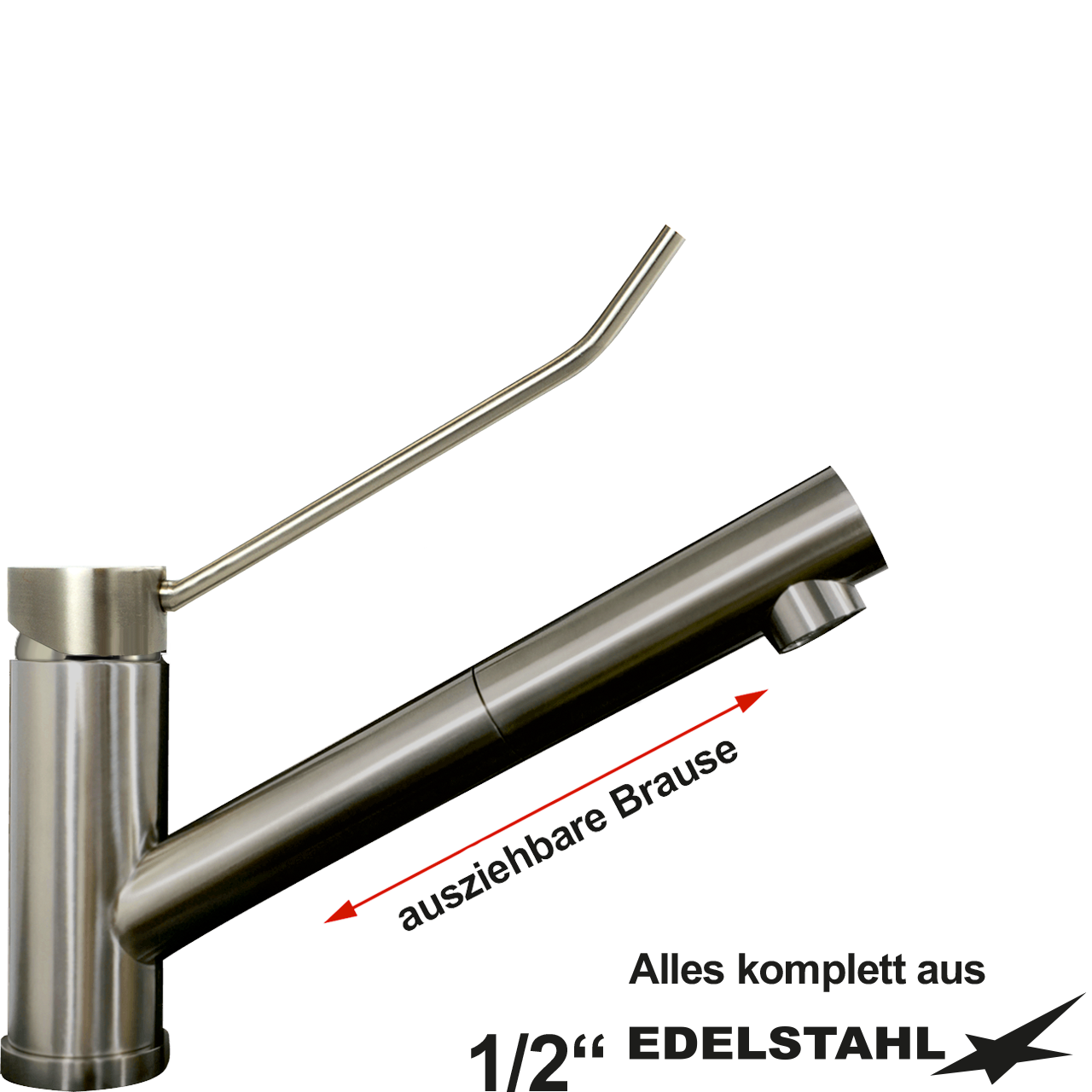 exis Spültischbatterie 1/2"