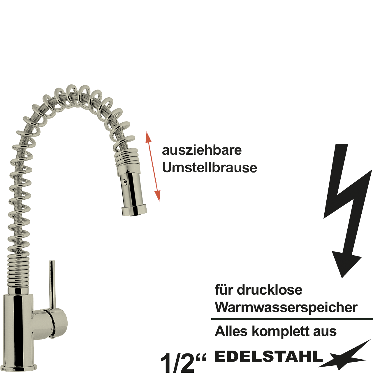 luis Waschküchenbrause 1/2" ND