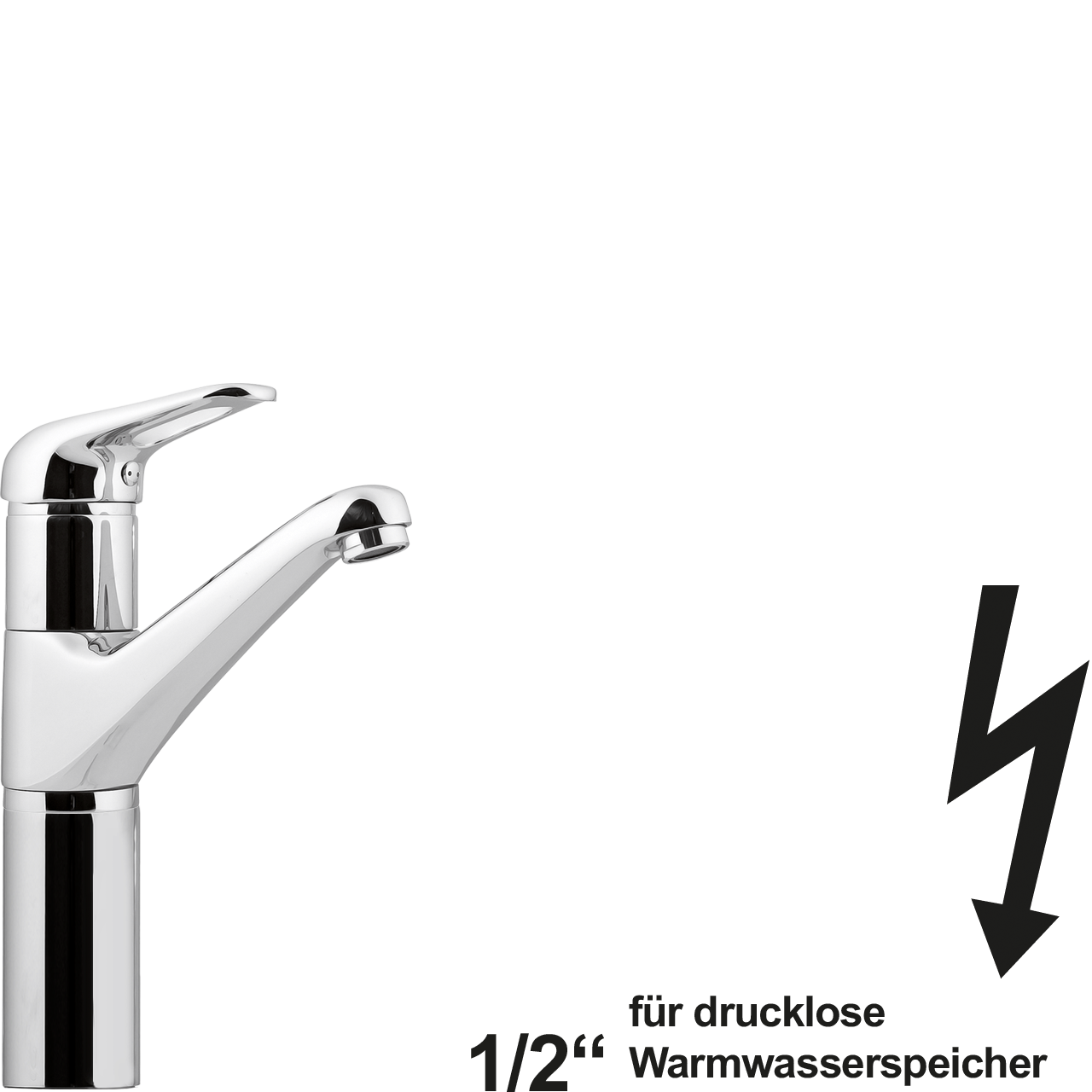 lena Waschtischbatterie 1/2"