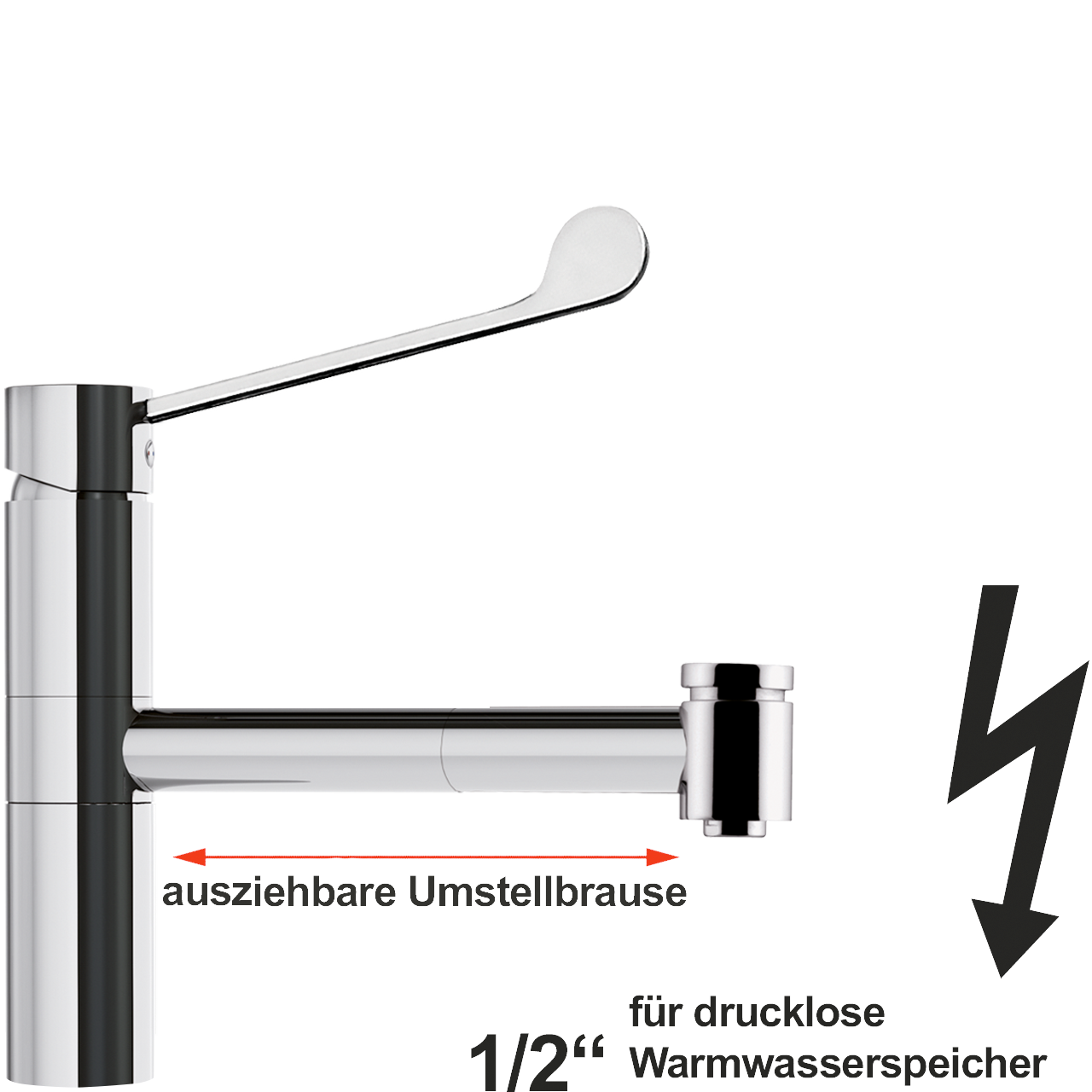 maxi Spültischbatterie 1/2" ND