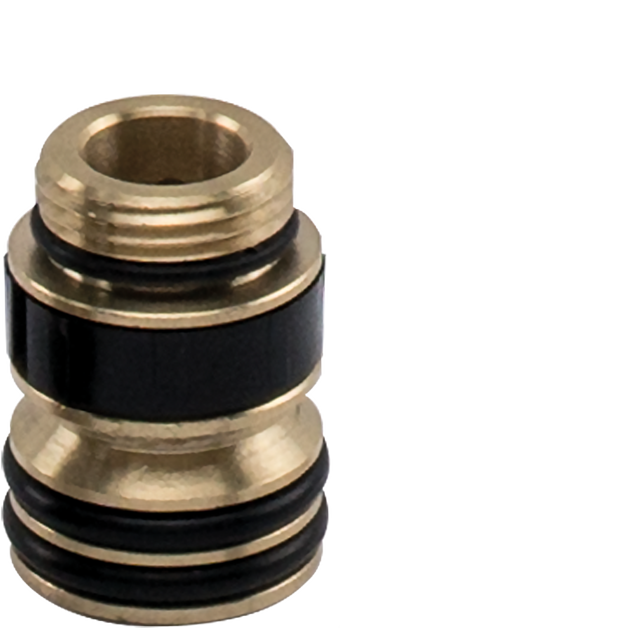 Aufnahmenippel zu Auslauf X32. - A,C,K,M fixierbar Ø20,3 x 3/8" AG mit Gleitring und O-Ringe