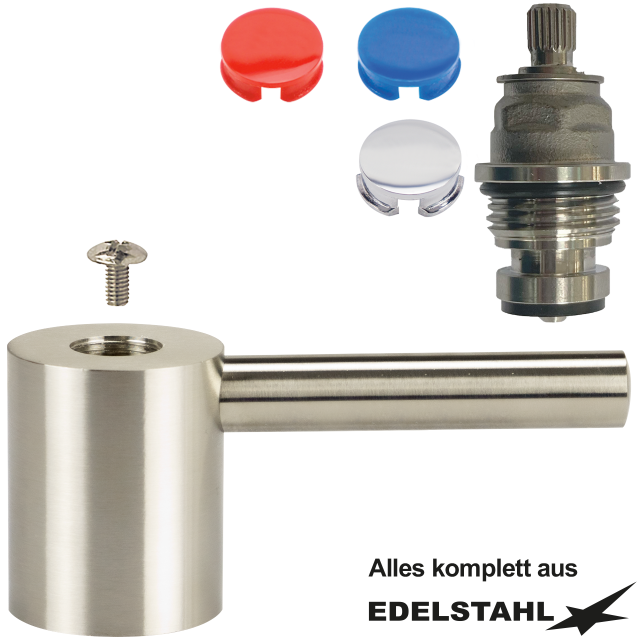 Fettkammeroberteil Set 1/2" Edelstahl