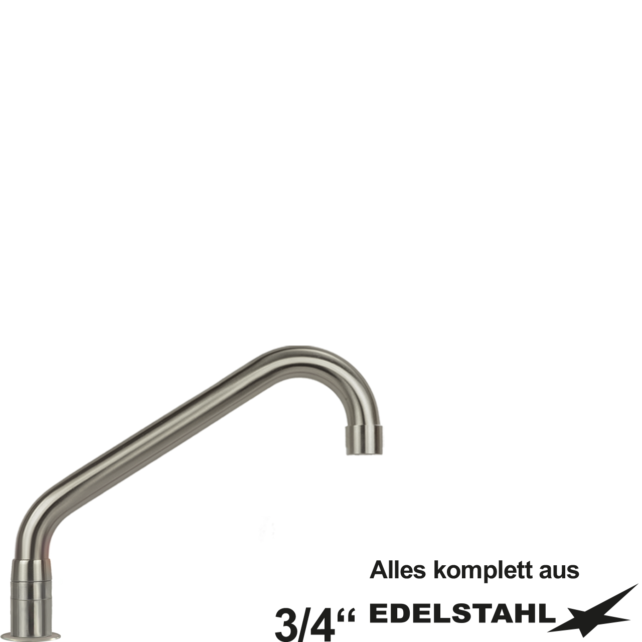 pro Stand-Rohrauslauf 3/4"