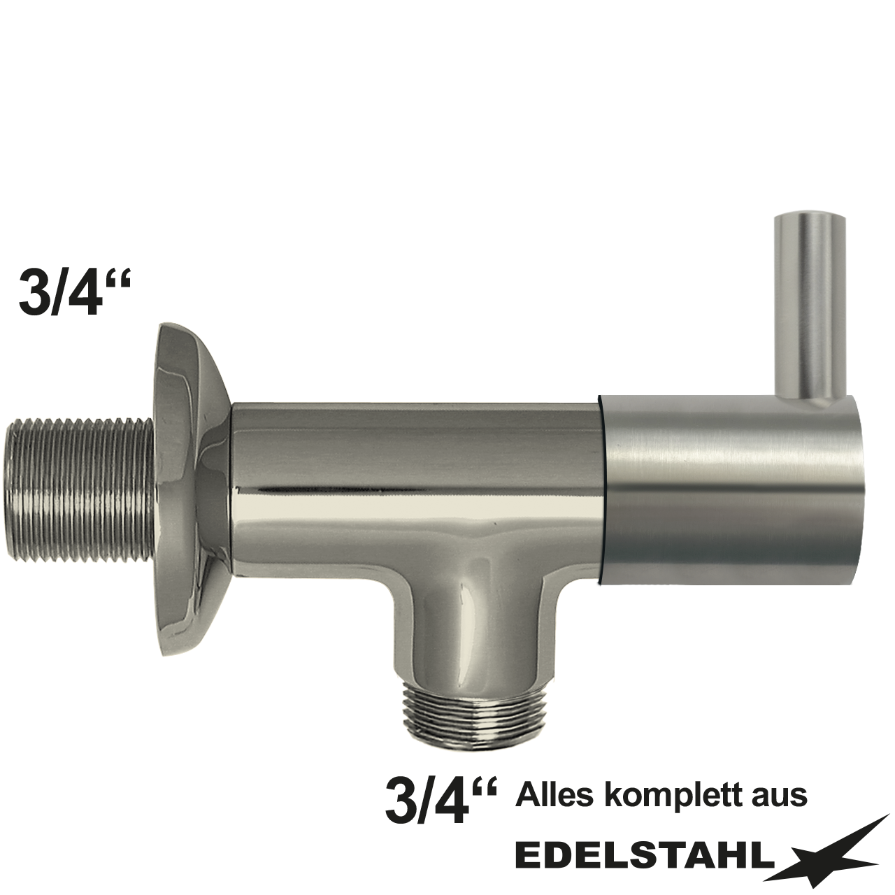 clamix Wandventil 3/4"