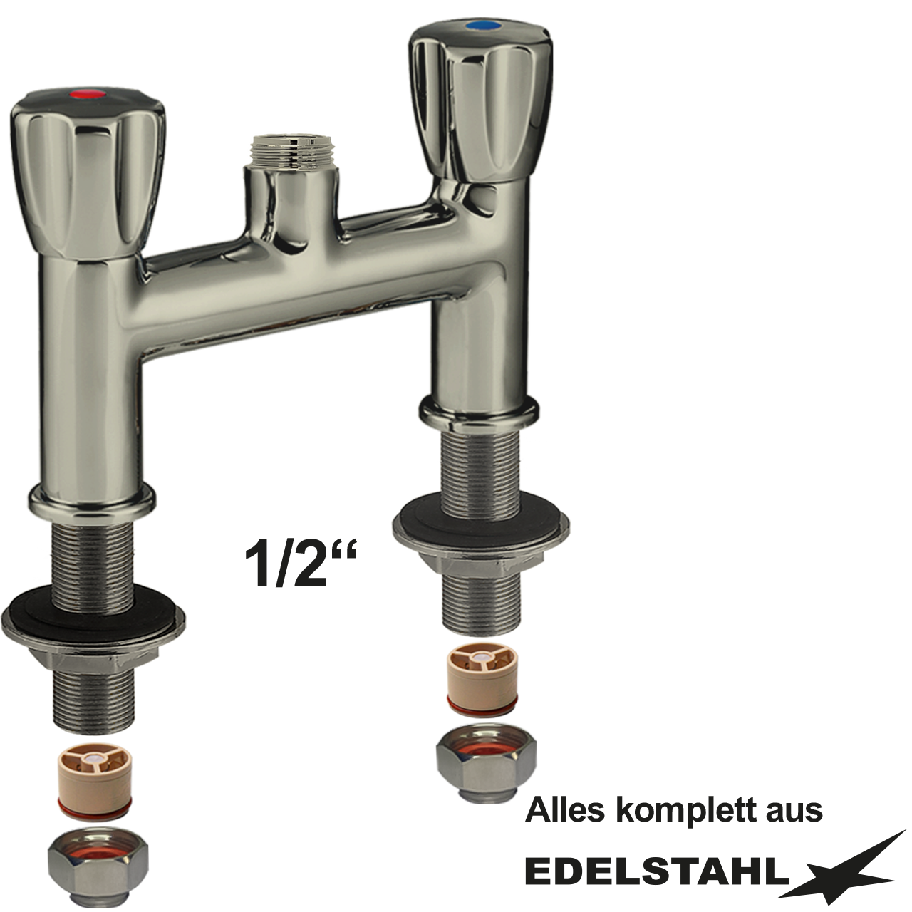 xaria Standbatterie für Brauseschlauch 3/4"