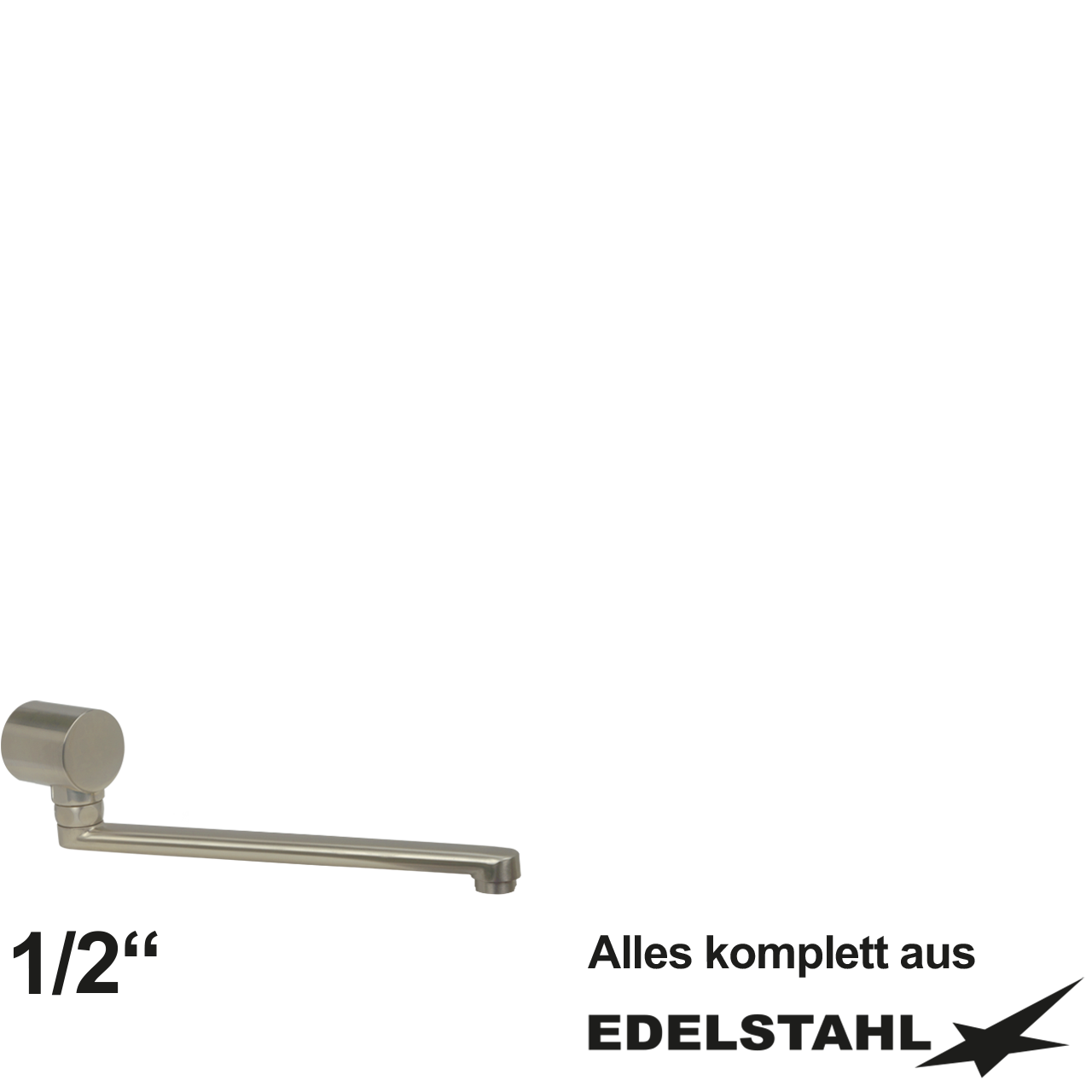 pro Wand-Rohrauslauf unten