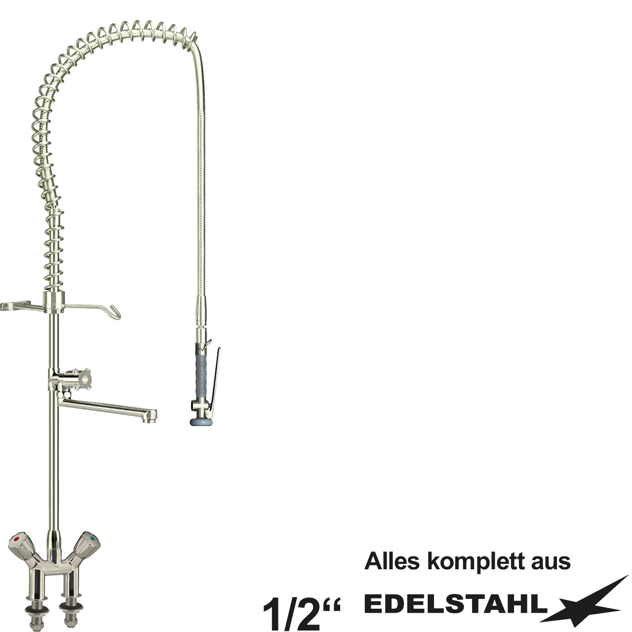 narrow Vorspülbrause 1/2"