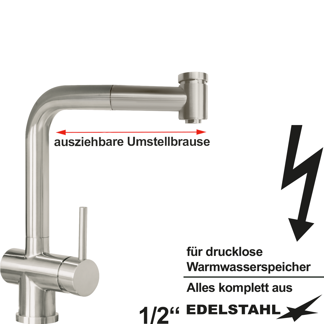 lina Spültischbatterie 1/2" ND