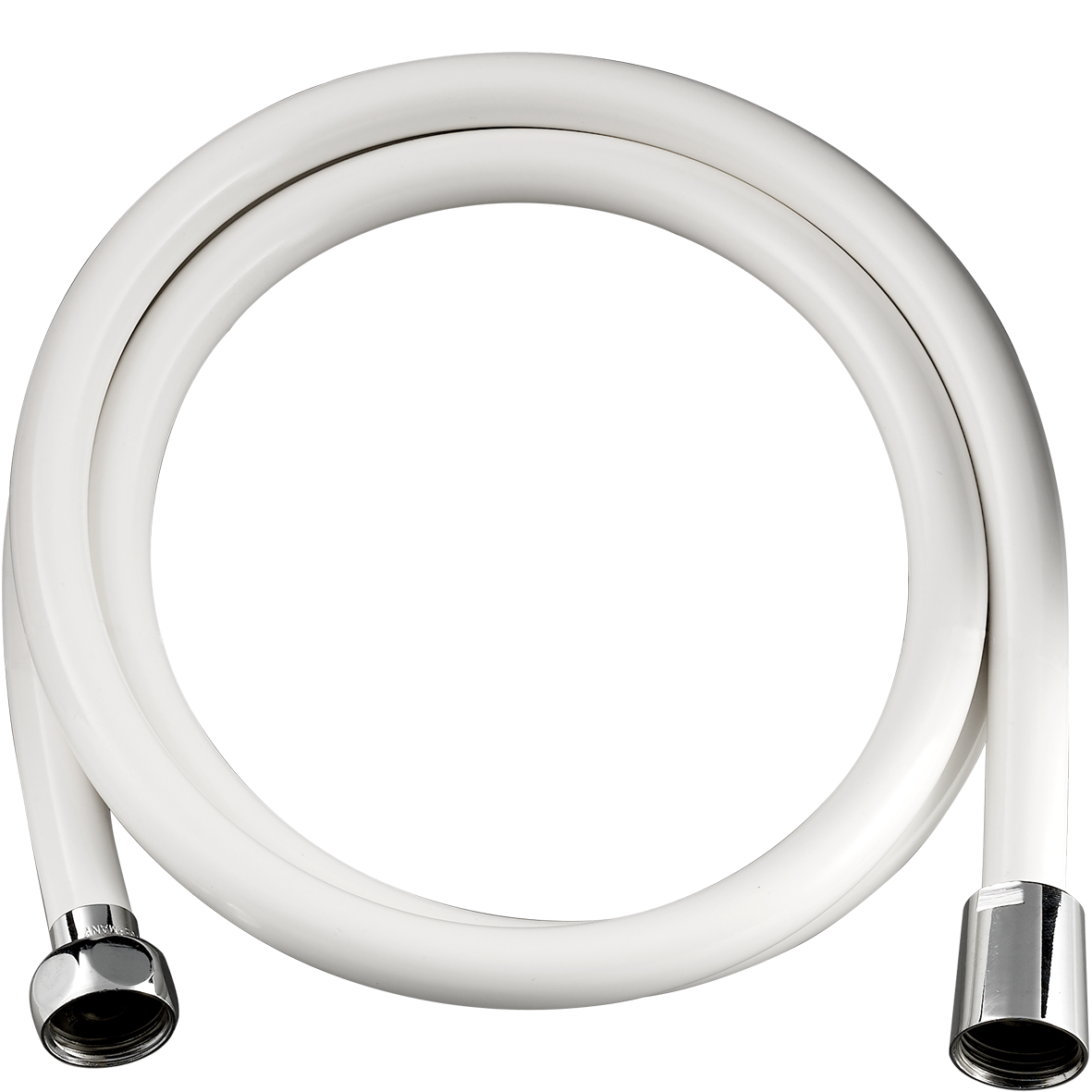 Kunststoff-Schlauch L 1500 mm Ausführung glatt-weiss 1/2" Überwurfmutter x 1/2" Konus