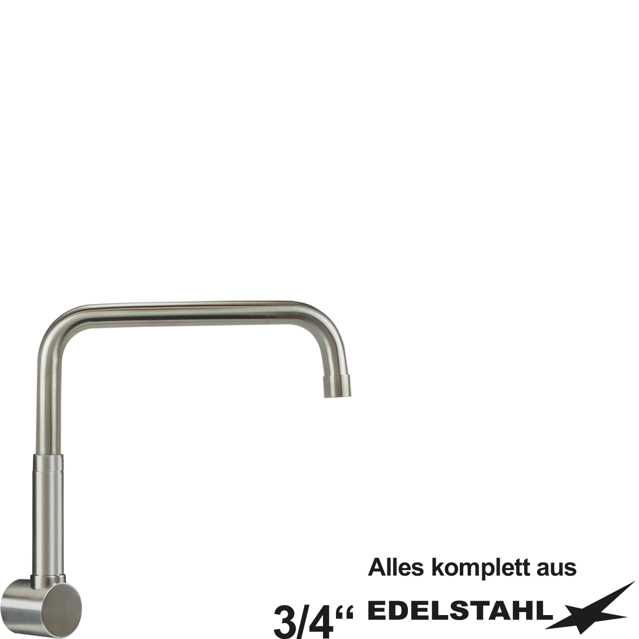 pro Wand-Rohrauslauf oben 3/4"