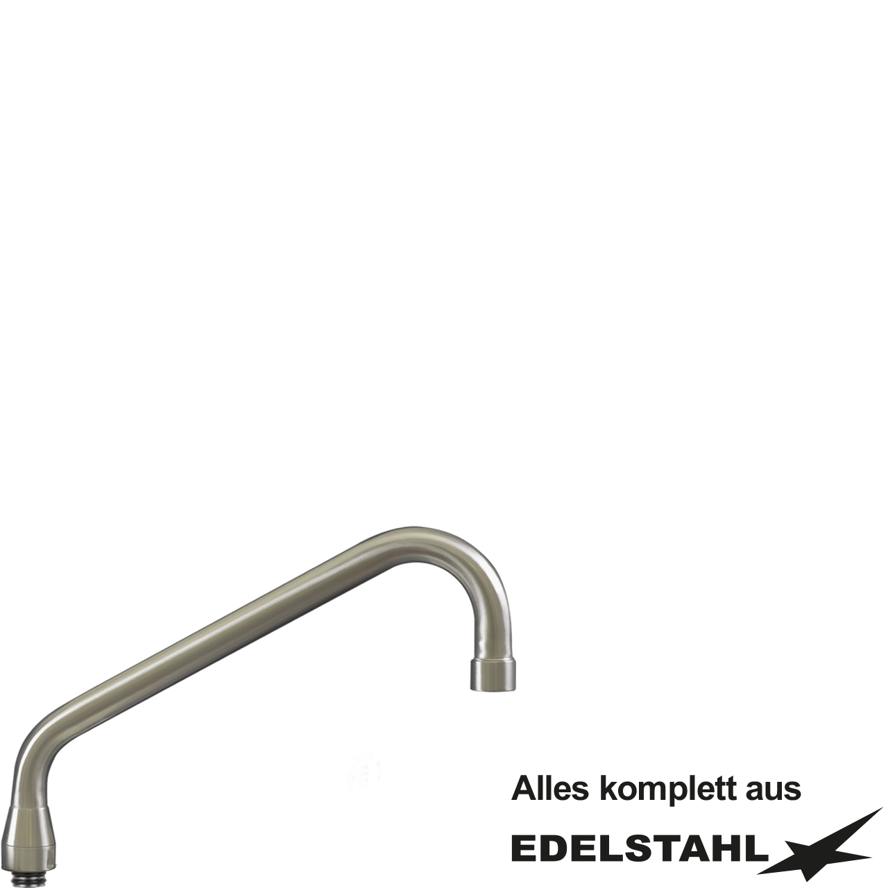 Schwenkauslauf HU 360° Ø 20 mm geschraubt VA