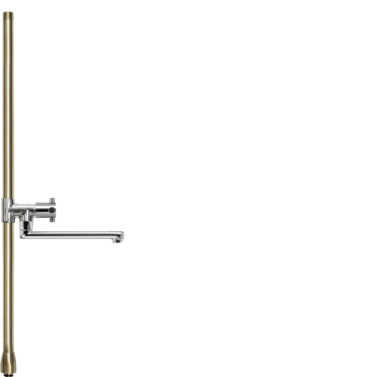 Standrohr neu Ø 20,4 mm mit MS-Ventil A300 mm