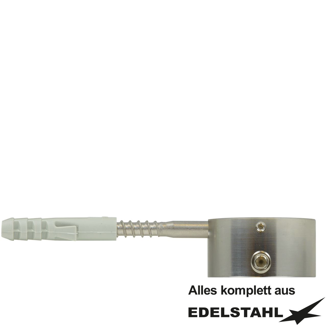 Wandhalter für VA-Rohr Ø 21 mm