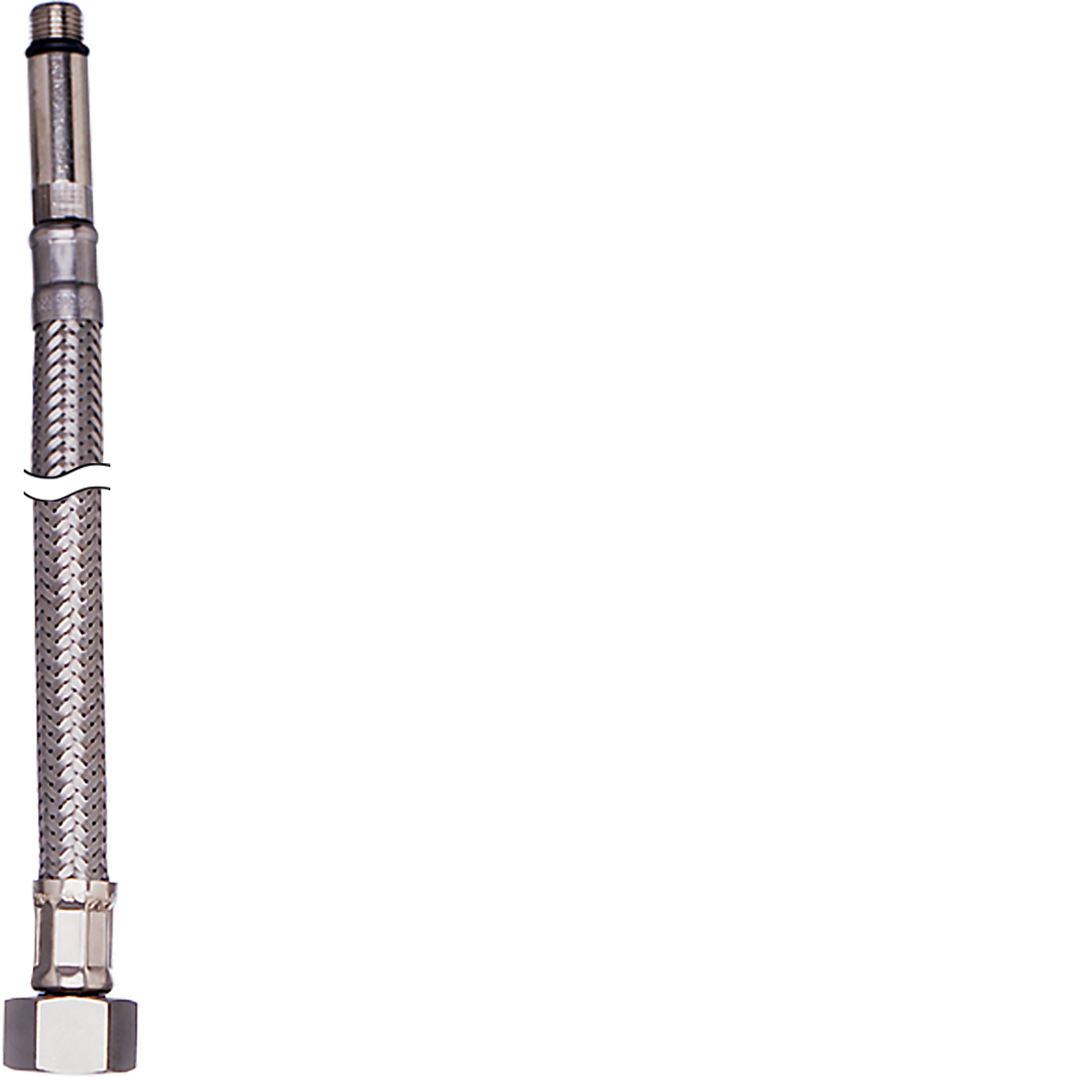 Verbindungsschlauch Ø 12 x 8 mm L 500 mm (Nippel L 37 mm) M10 x 3/8"