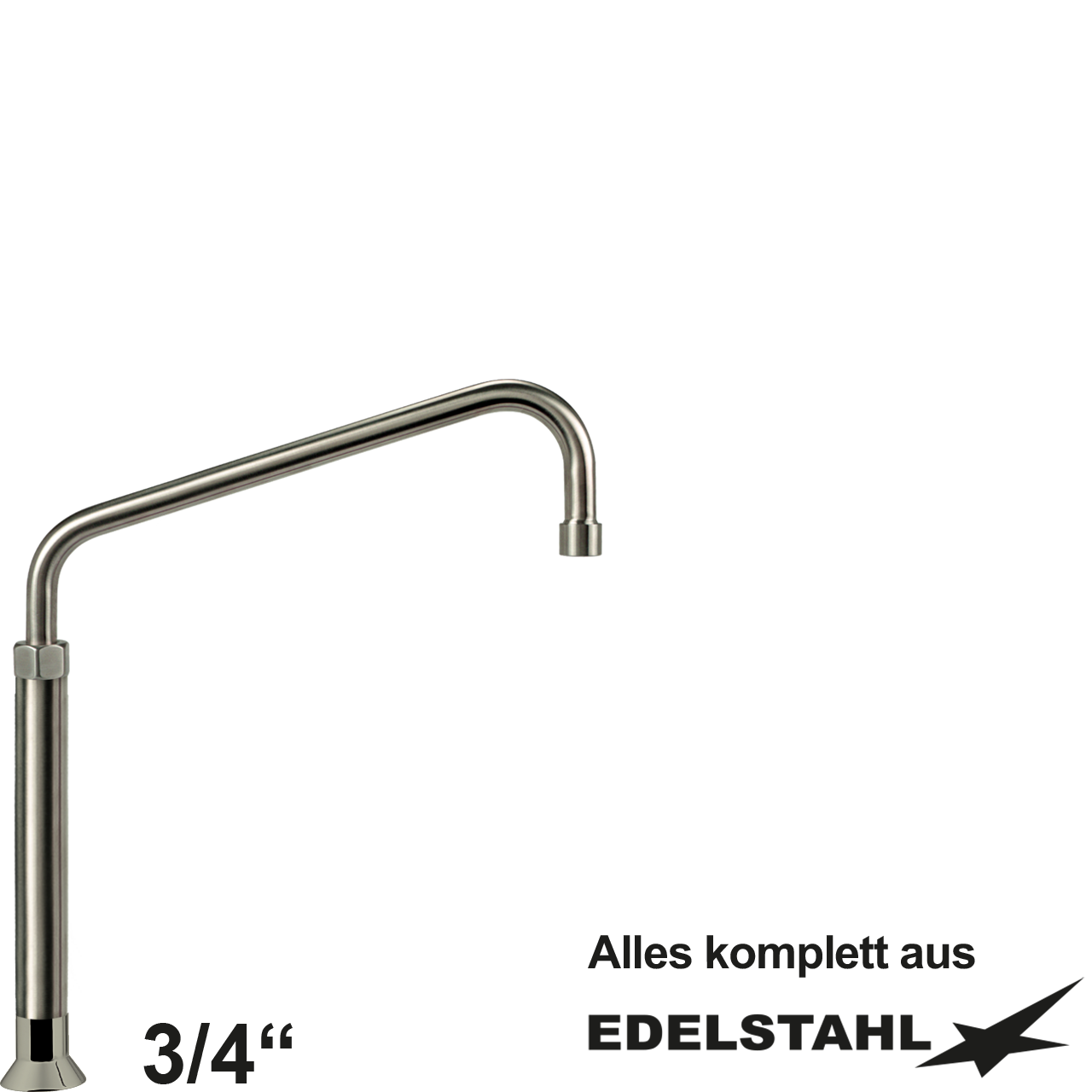 pro Stand-Rohrauslauf 3/4"