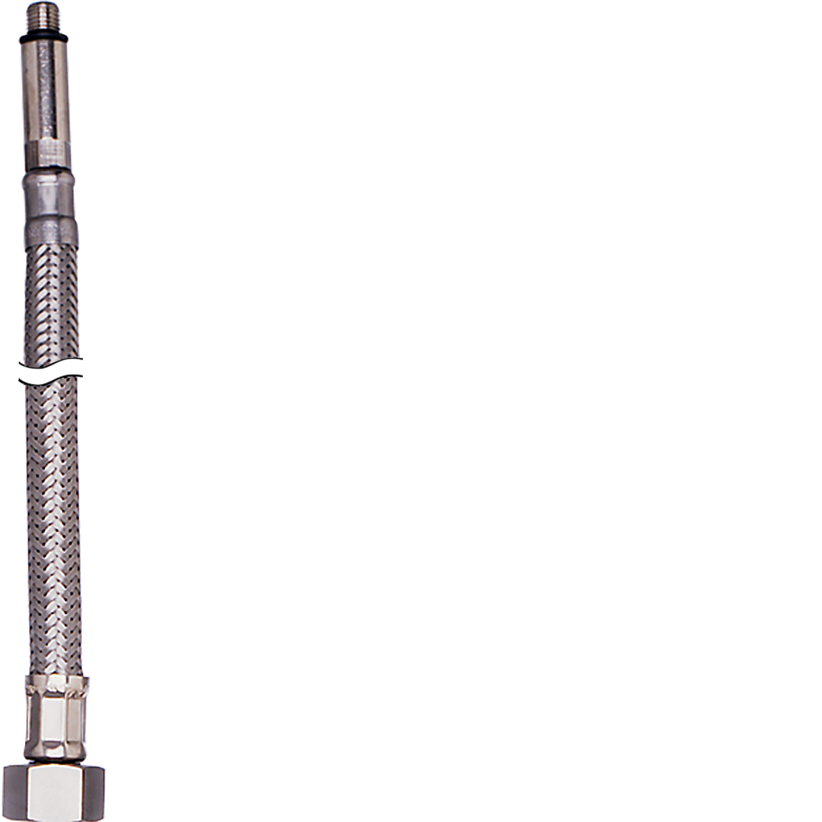 Verbindungsschlauch Ø 12 x 8 mm L 500 mm (Nippel L 37 mm) M8 x 3/8"