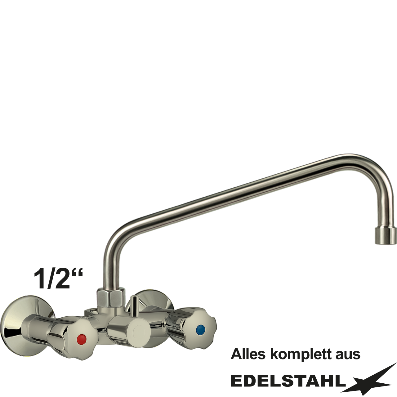 vaxia Wandbatterie 1/2" Abgang 1/2" AG