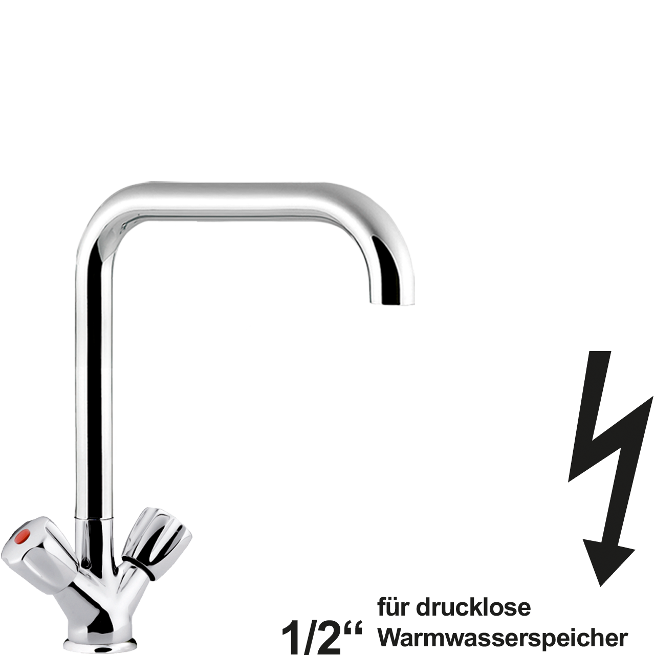 profi Einlochbatterie 1/2" ND