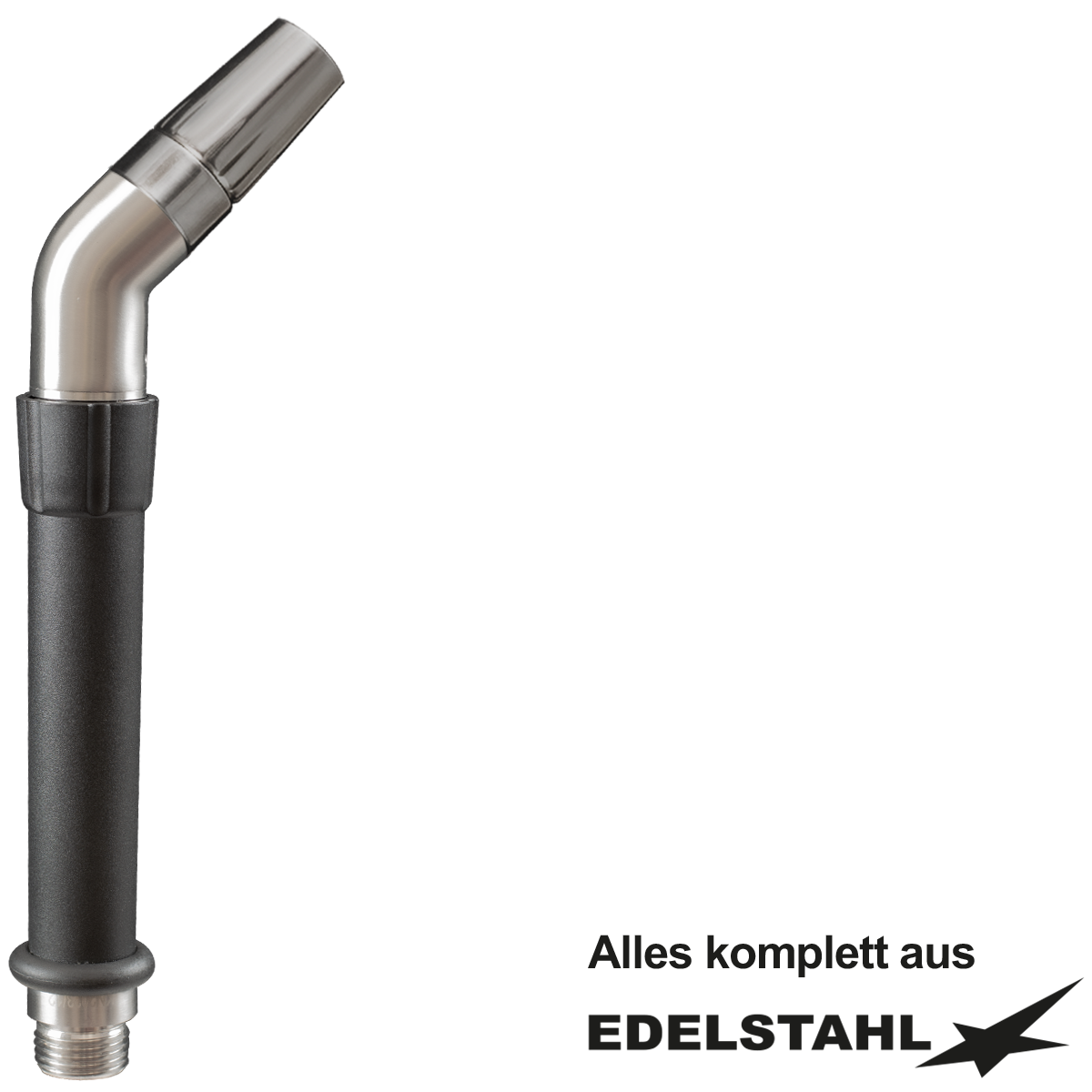 Geschirrspülbrause Edelstahl 1/2"