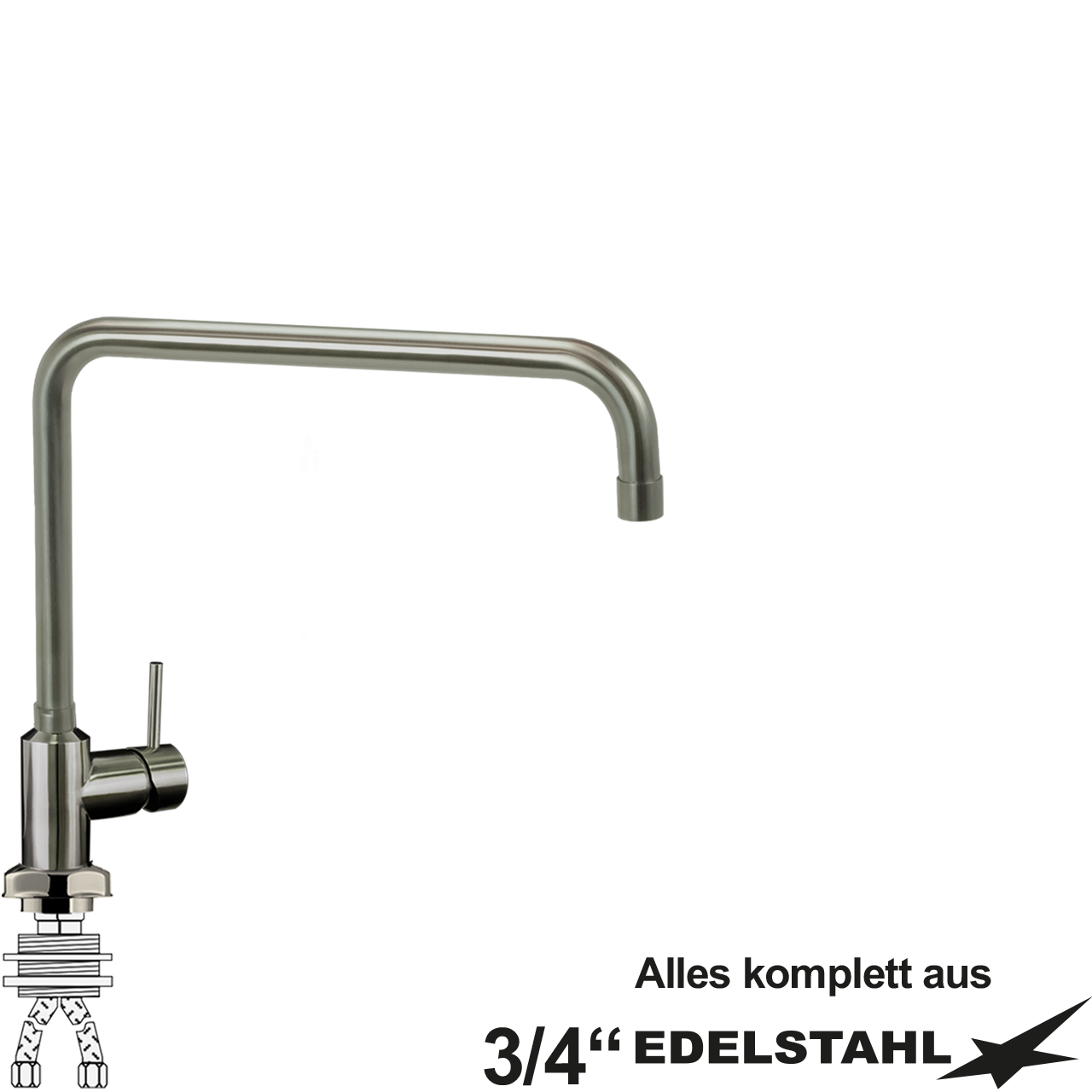 maxtar Einlochbatterie 3/4"