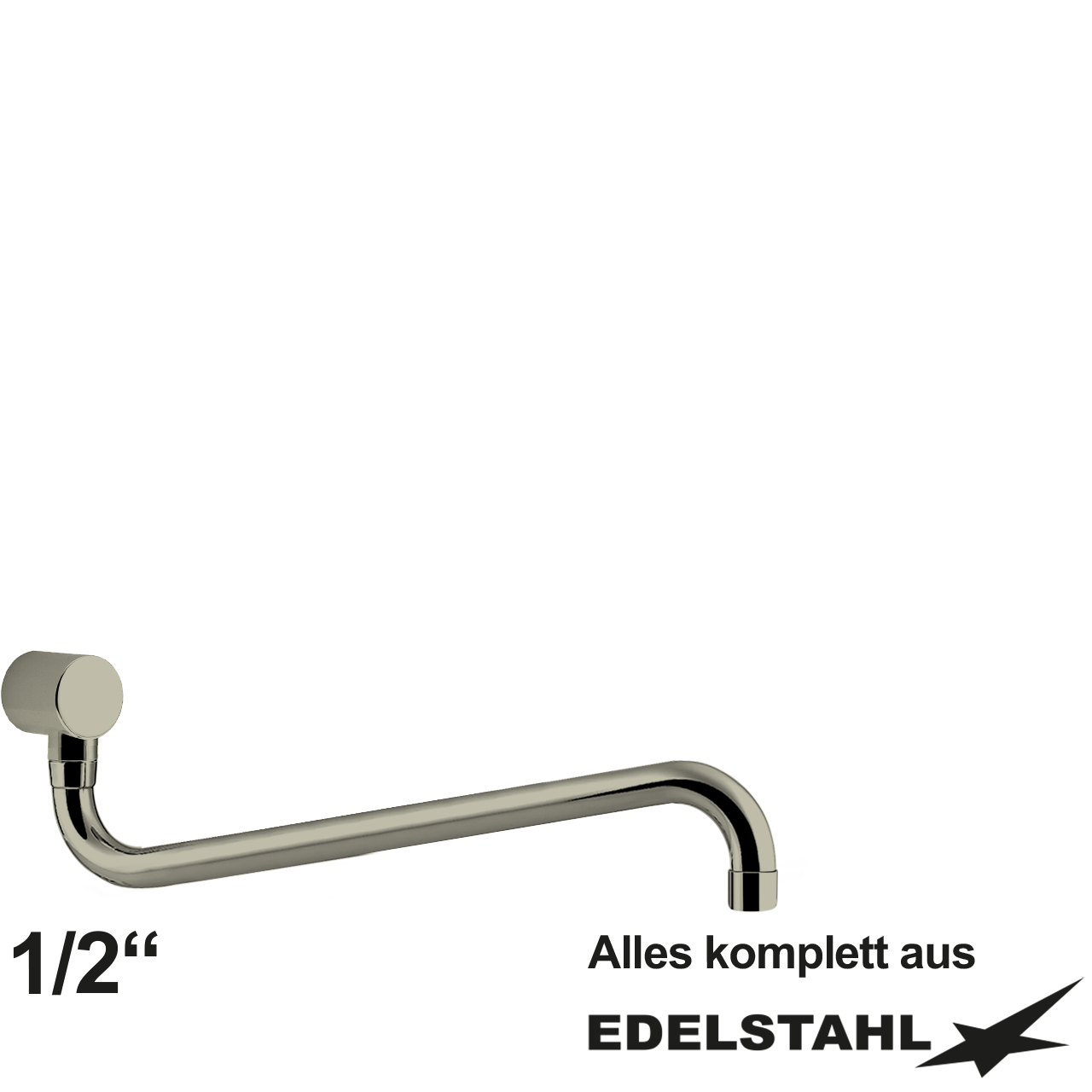 pro Wand-Rohrauslauf unten