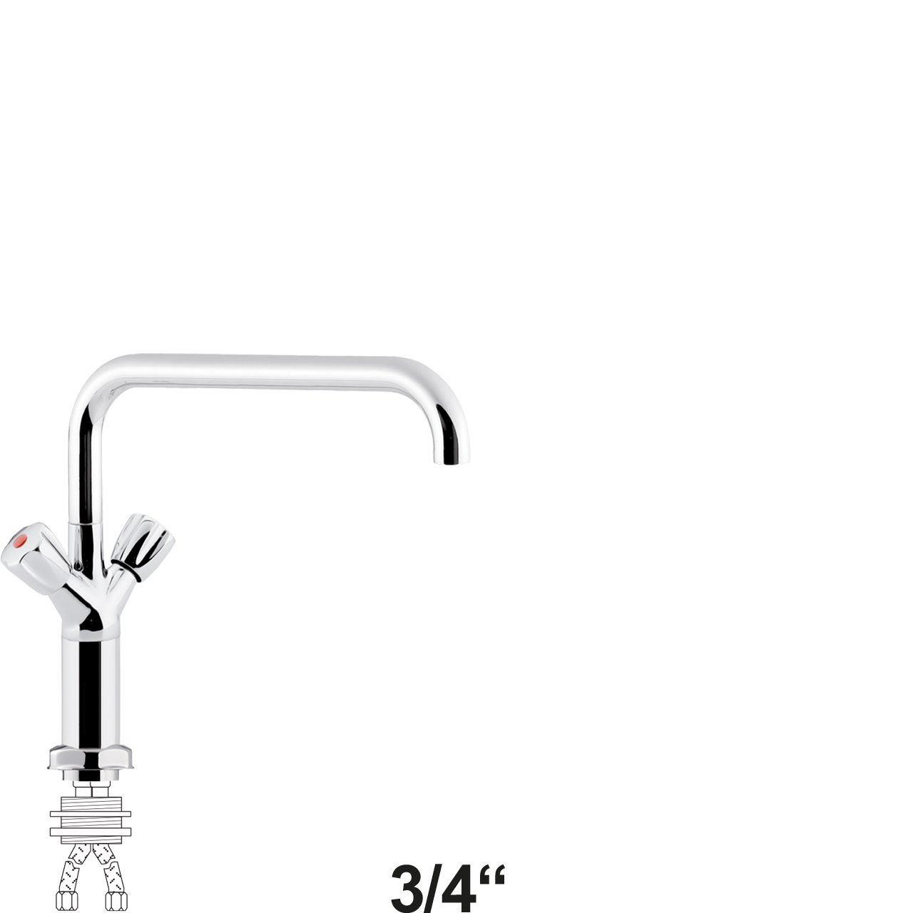 chief Säulenbatterie 3/4"