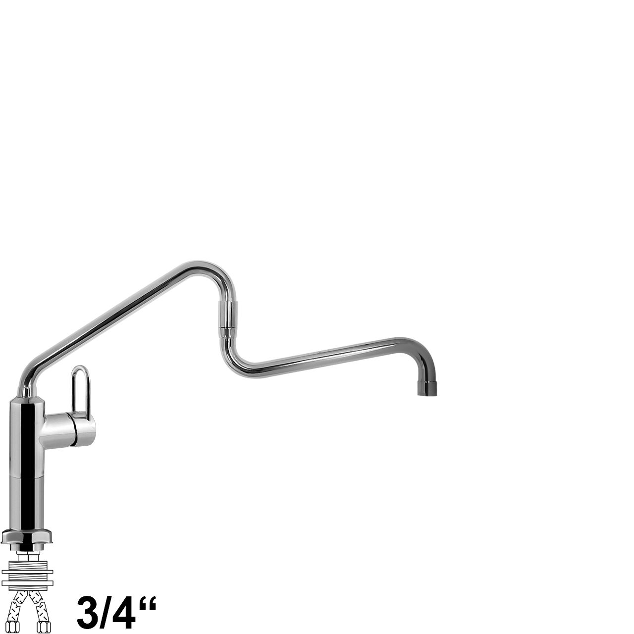 chief Säulenbatterie 3/4"