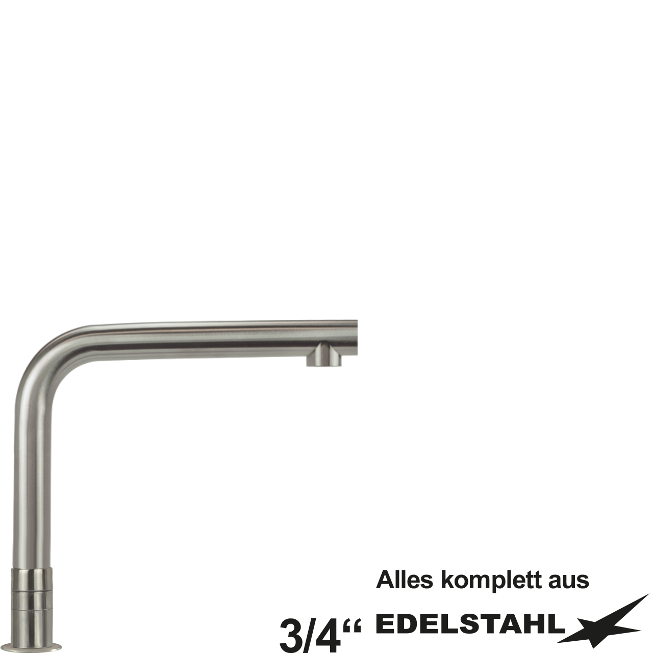 pro Stand-Rohrauslauf 3/4"