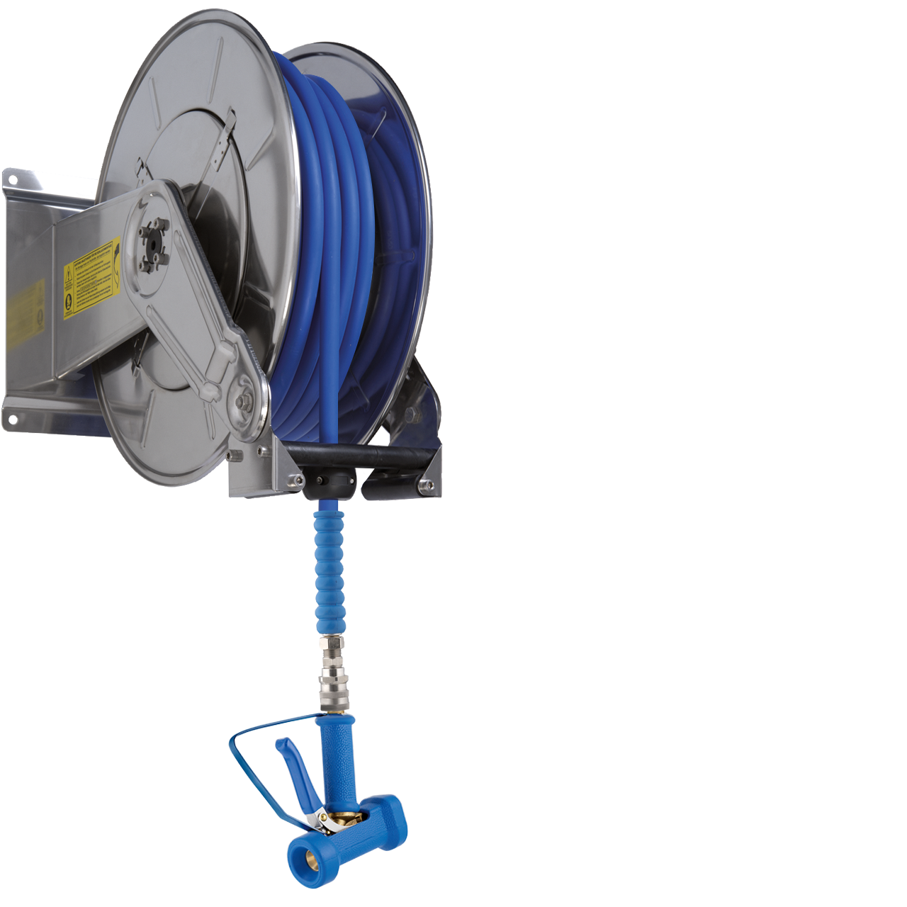 powerReel Schlauchaufroller mit Heißwasserbrause