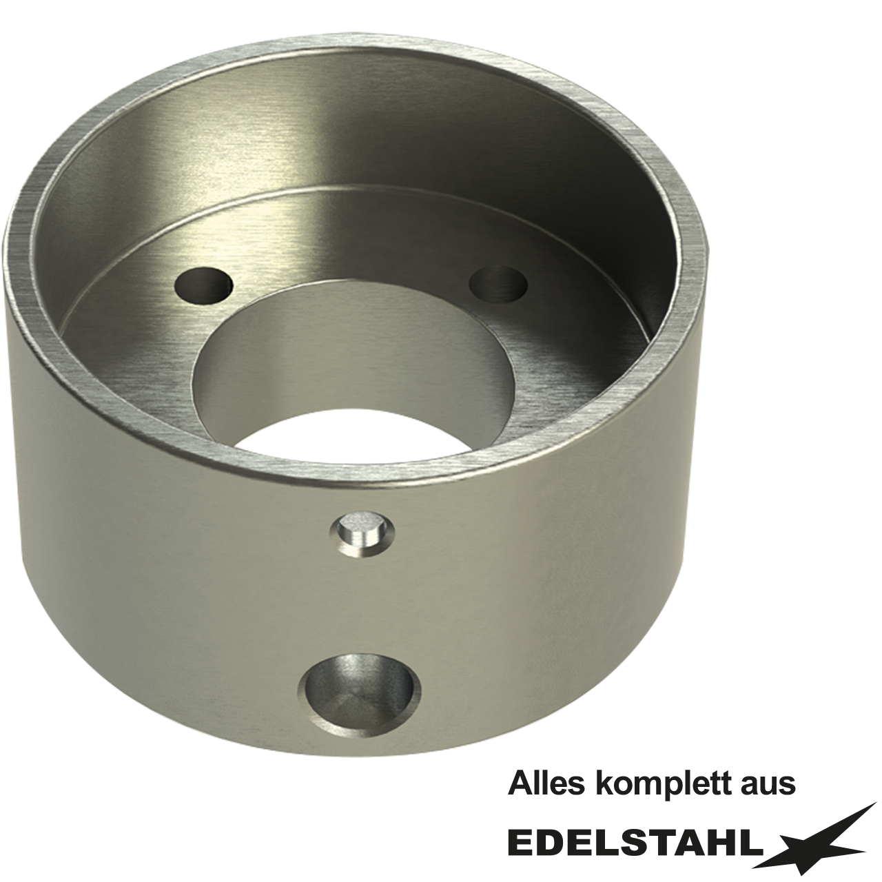 Federhalter aus Edelstahl mit Schrauben