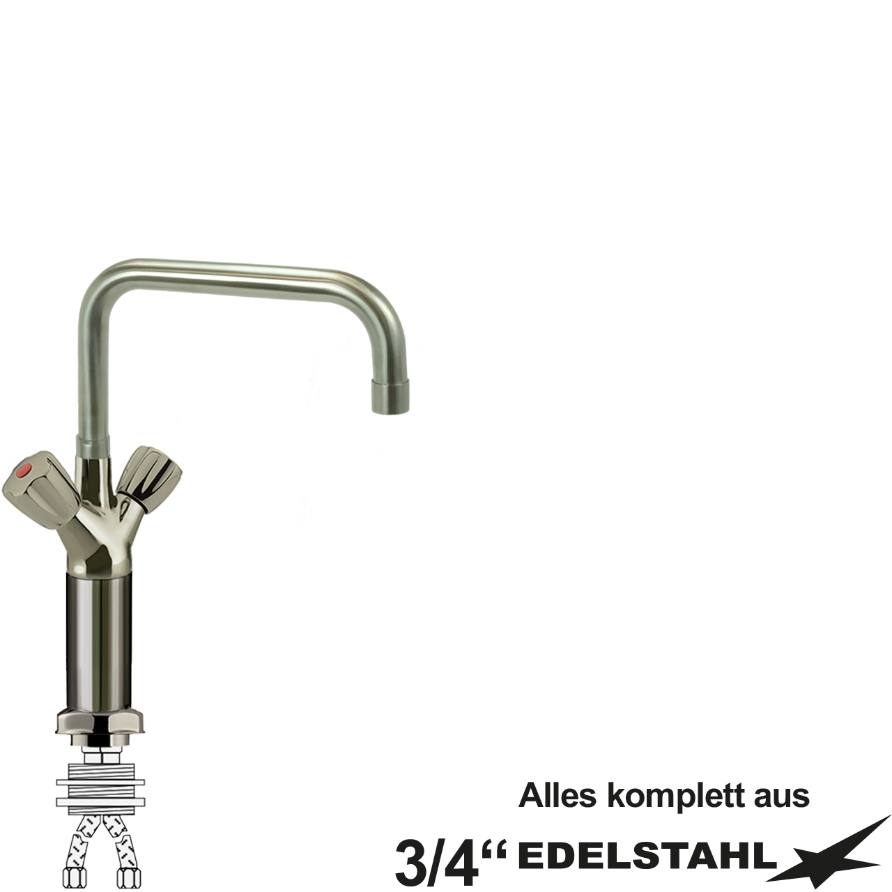 claxtar Säulenbatterie 3/4"